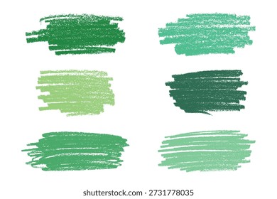 Satz von Pinsel malen Strich Textur swatch Handgemalte Hintergrund Tinte Scribble Dab Clipart Farbe Schmutzspritzer für Tags und Briefmarken Design