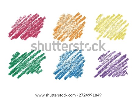 Set of brush paint stroke texture swatch Hand painted background Ink scribble dab clipart Paint smudge for tags and stamps design