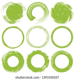 Download Round Green Brush Stroke High Res Stock Images Shutterstock