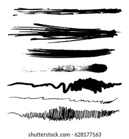Set of Brush Strokes