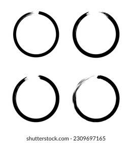 Juego de pinceladas en negro.