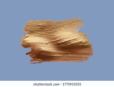 Set of brush strokes. Grunge design elements. Golden paint, ink, brushes, lines, grungy. Dirty artistic boxes, frames. Gold lines isolated. Abstract golden glittering textured art illustration. Vector
