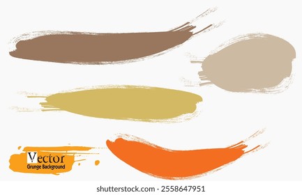 set Brush strokes texture fullcolours. Brush strokes texture. Black Brush strokes isolated on white background. Brush strokes grunge background..eps