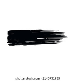 Set of brushes isolated on white background, collection of brush strokes, watercolor designs and dirty textures. creative concept art vector illustration