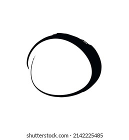 Set of brushes isolated on white background,collection of brush strokes,watercolor designs and dirty textures,circle,creative concept art vector illustration