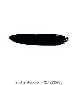 Set of brushes isolated on white background, collection of brush strokes, watercolor designs and dirty textures. creative concept art vector illustration