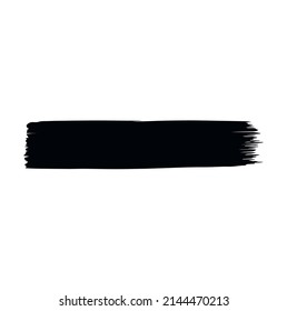 Set of brushes isolated on white background, collection of brush strokes, watercolor designs and dirty textures. creative concept art vector illustration