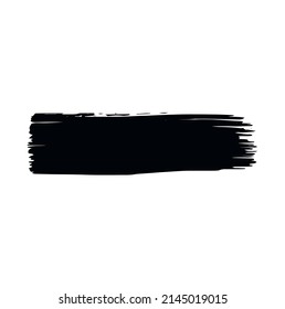Set of brushes isolated on white background, collection of brush strokes, watercolor designs and dirty textures. creative concept art vector illustration