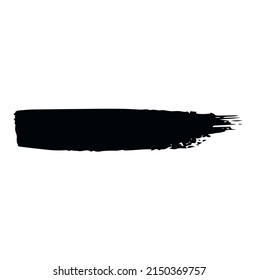 Set of brushes isolated on white background, collection of brush strokes, watercolor designs and dirty textures. creative concept art vector illustration