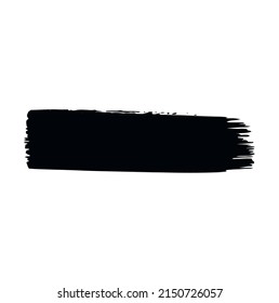 Set von Pinseln einzeln auf weißem Hintergrund, Sammlung von Pinselstrichen, Aquarelldesigns und schmutzige Texturen. Vektorgrafik-Vektorgrafik des kreativen Konzepts
