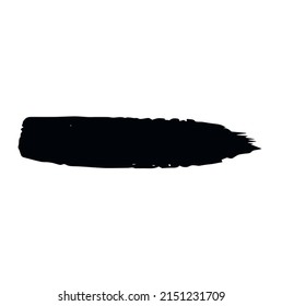 Set of brushes isolated on white background, collection of brush strokes, watercolor designs and dirty textures. creative concept art vector illustration