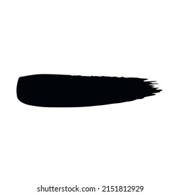 Set of brushes isolated on white background, collection of brush strokes, watercolor designs and dirty textures. creative concept art vector illustration