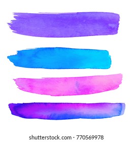 Set of brushstroke for design and create brushes