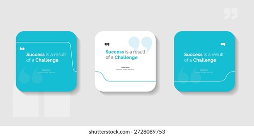 Anuncio testimonial de la burbuja, cita, infografía. Los medios sociales publican diseños de Plantillas para citas. Burbujas de discurso vacías, burbujas de cita y cuadro de texto