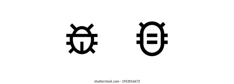 set of bug eps 10 icon
