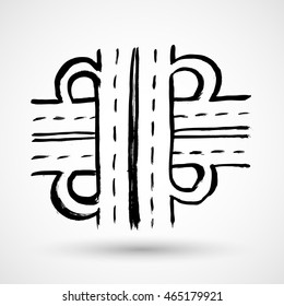 Set to build a transport interchange. Vector illustration