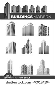 Set of building icon