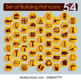Set of building icons