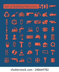 Set of building icons