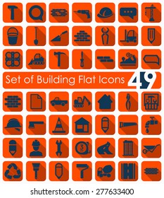 Set of building icons