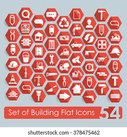 Set of building icons