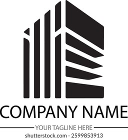 Set of building logo design inspiration. Professional Building Logo Design for Company, Modern Architecture, Branding, Corporate Identity