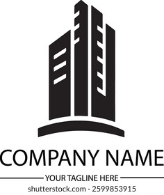 Set of building logo design inspiration. Professional Building Logo Design for Company, Modern Architecture, Branding, Corporate Identity