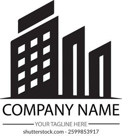 Set of building logo design inspiration. Professional Building Logo Design for Company, Modern Architecture, Branding, Corporate Identity