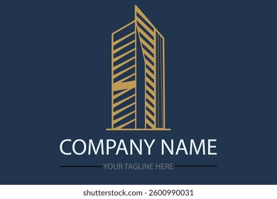 Set of building logo design inspiration. Professional Building Logo Design for Company, Modern Architecture, Branding, Corporate Identity
