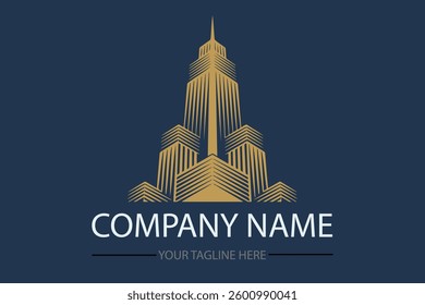 Set of building logo design inspiration. Professional Building Logo Design for Company, Modern Architecture, Branding, Corporate Identity