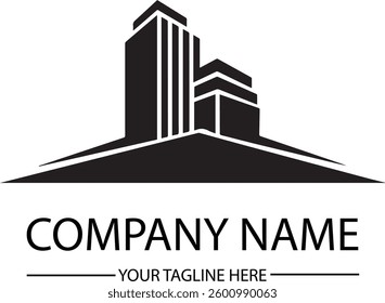 Set of building logo design inspiration. Professional Building Logo Design for Company, Modern Architecture, Branding, Corporate Identity