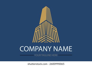 Set of building logo design inspiration. Professional Building Logo Design for Company, Modern Architecture, Branding, Corporate Identity