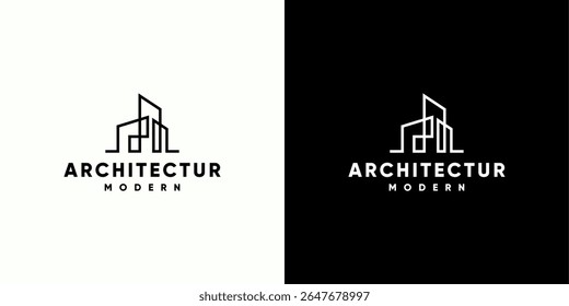 Set of building modern logo design inspiration 