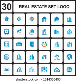 A Set Of Building Vector , A Set Of Real Estate Logo