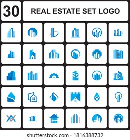 A Set Of Building Vector , A Set Of Real Estate Logo
