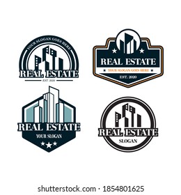 A Set Of Building Vector , A Set Of Real Estate Logo