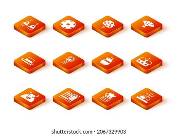 Set Bull, Dali museum, Spanish hat, Peineta, Sangria pitcher, cook and Crown of spain icon. Vector