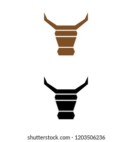 a set of bull icons
