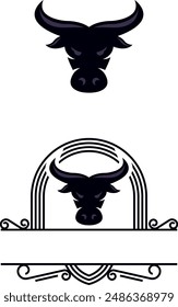 a set of bull icons