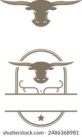 a set of bull icons