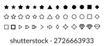 Set of Bullet List for PowerPoint Presentation icon collection. Bullet Points, Arrow symbol.