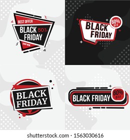 set bundle Flash Sale Design for business for business. Discount Banner Promotion Template