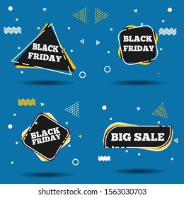 set bundle Flash Sale Design for business for business. Discount Banner Promotion Template