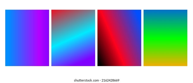 set bundle gradient background. For the needs of cover templates, posters, banners, web backgrounds, wallpapers, and others