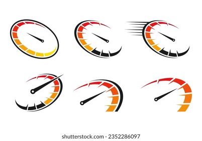 Set bundle RPM speed logo design template pack