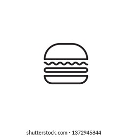 Set burger logo, emblem, label - Vector 