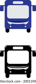 un conjunto de iconos de bus