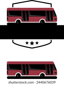Eine Reihe von Bus-Symbolen