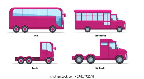 5,416 Cartoon truck side view Images, Stock Photos & Vectors | Shutterstock