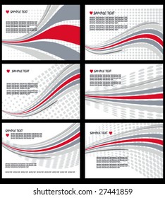 Set of Business card